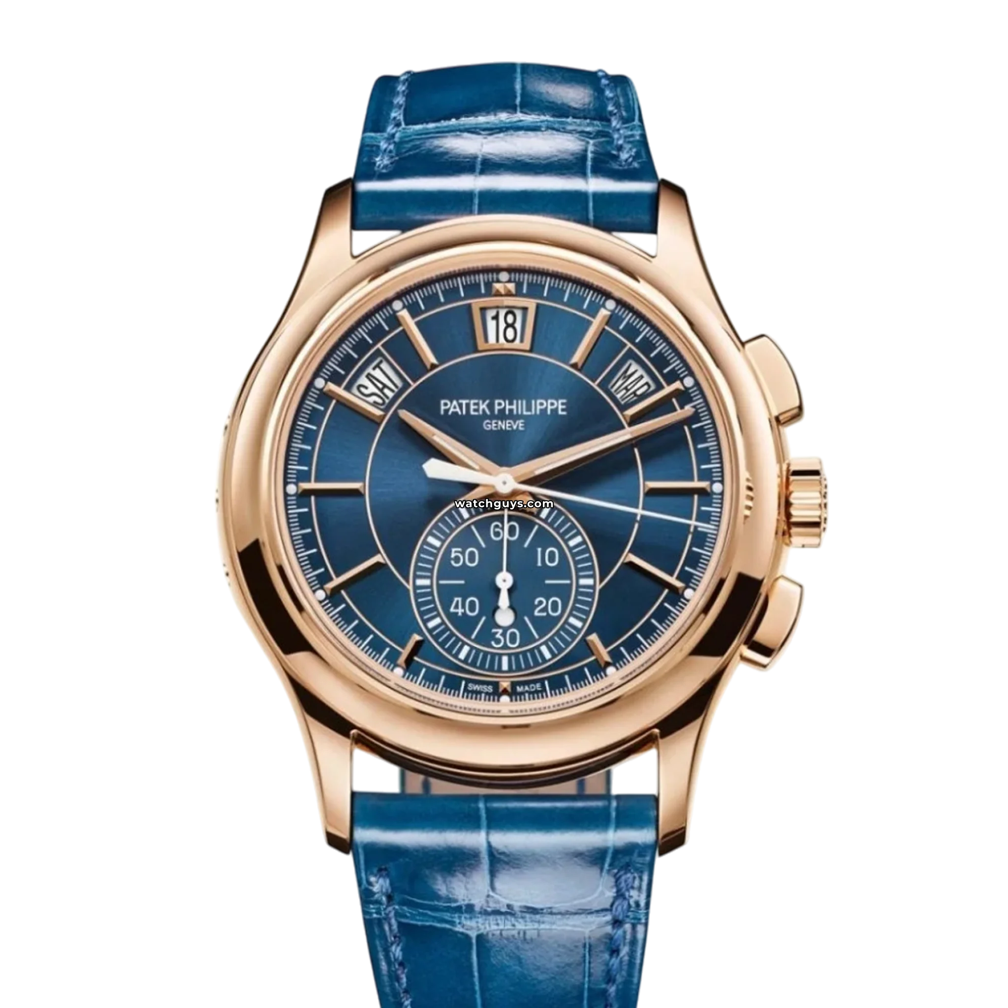 Patek Philippe Annual Calendar 5905R-010 Luxury Rose Gold Watch - Perfect for Business Meetings & Formal Events