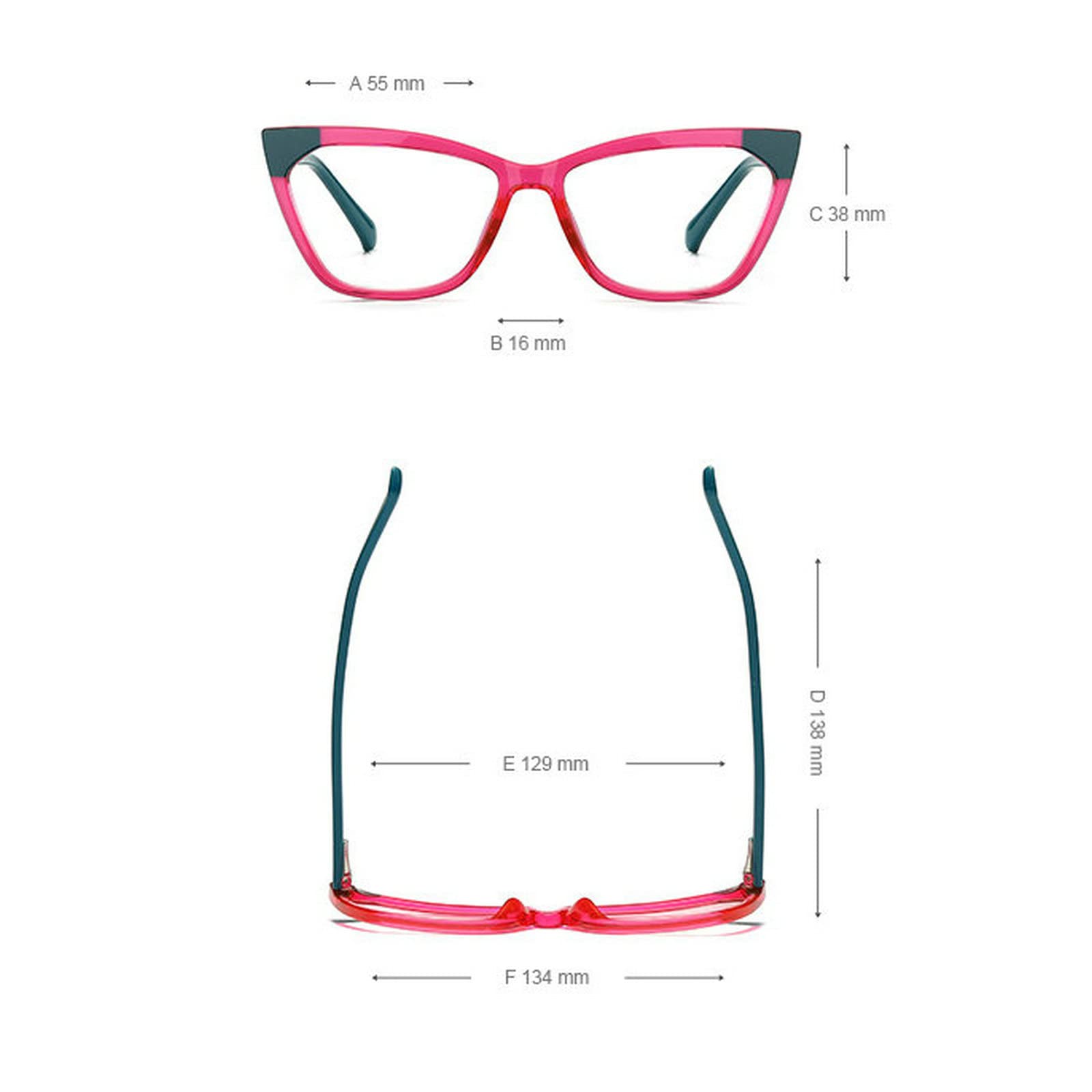 Blue Light Blocking Reading Glasses - Retro Cat Eye TR90 Spring Hinge Readers for Women & Men - Fashionable & Comfortable Eyewear for Computer Work, Reading & Screen Time