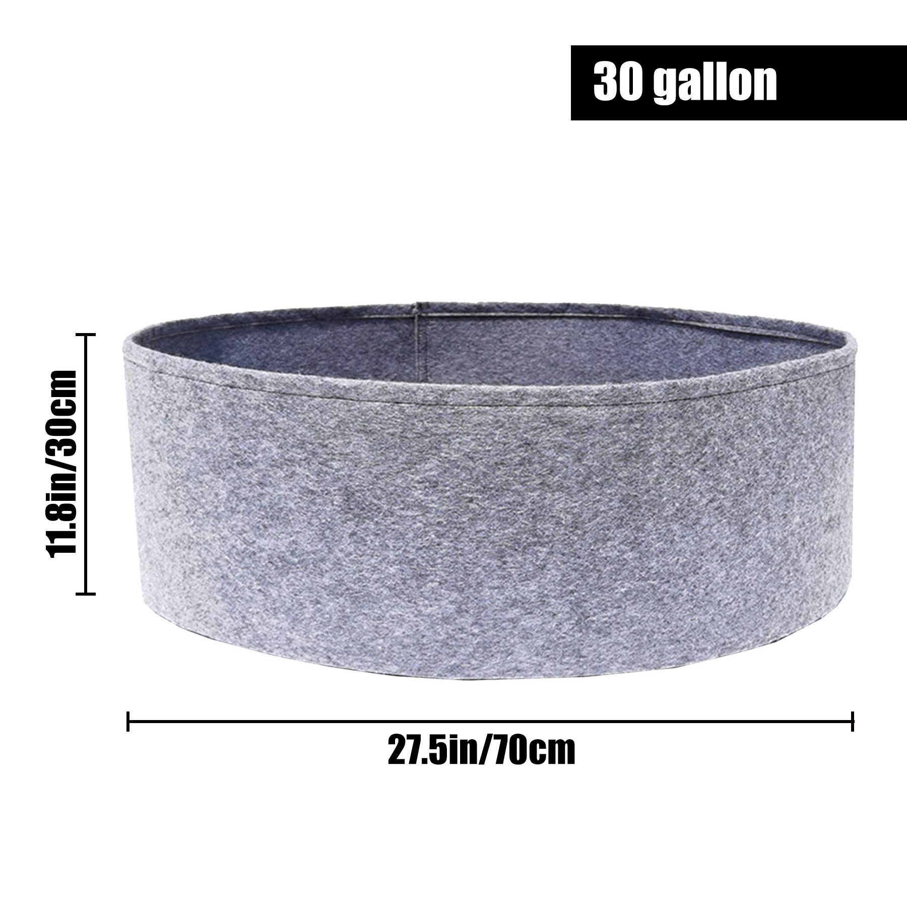 2-Pack 30 Gallon Grow Bags - Heavy Duty Fabric Pots for Gardening & Planting Vegetables