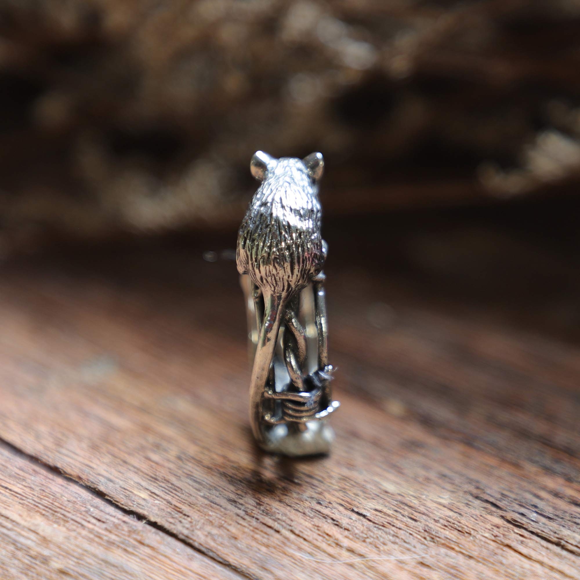 Barbed Wire Band Ring - Unisex 925 Sterling Silver Punk Gothic Jewelry for Men & Women - Perfect for Biker, Rock, and Gothic Fashion