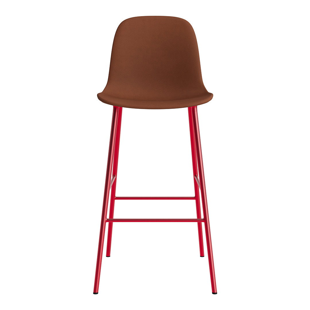 Modern Form Bar Chair - Fully Upholstered Counter Stool with Comfortable Seat - Perfect for Kitchen Islands, Breakfast Bars & Home Bars