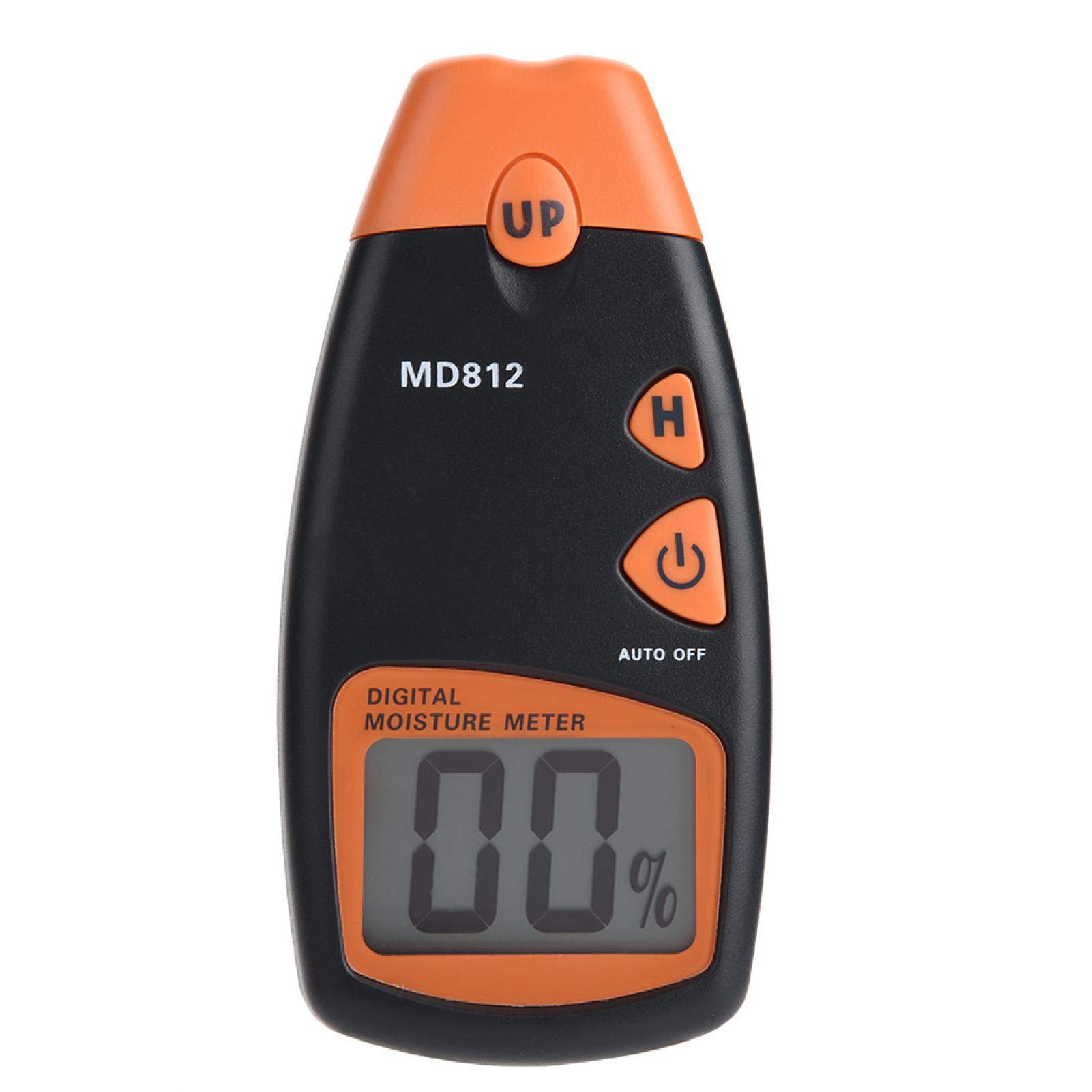 2 Pin Digital Wood Moisture Meter MD812 - Handheld LCD Damp Detector Tester for Wood, Drywall, Paper - Perfect for Carpentry, Flooring & Home Inspection