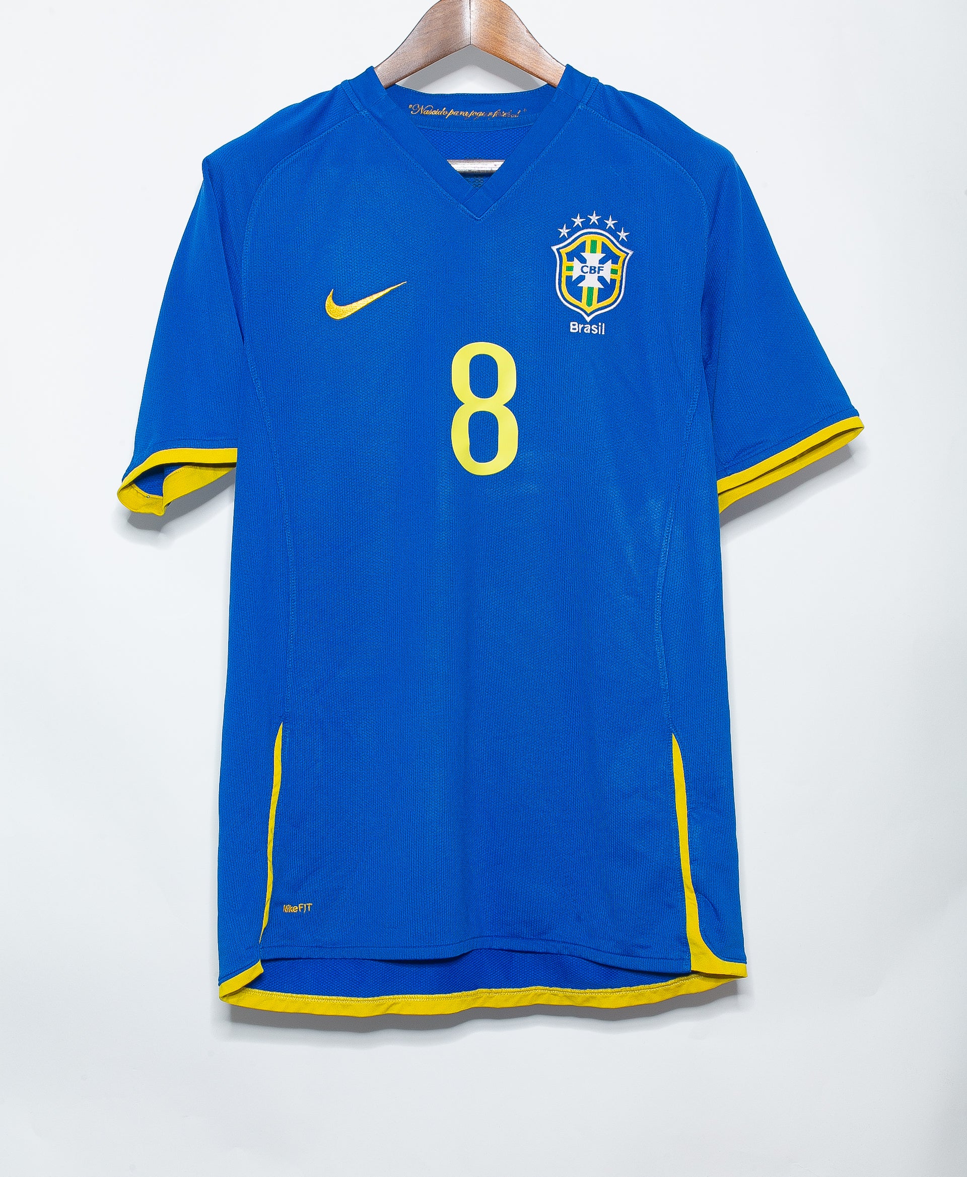 Authentic 2008 Brazil Away Soccer Jersey #8 Kaka (Large) - Perfect for Matchdays, Fan Events & Collectors