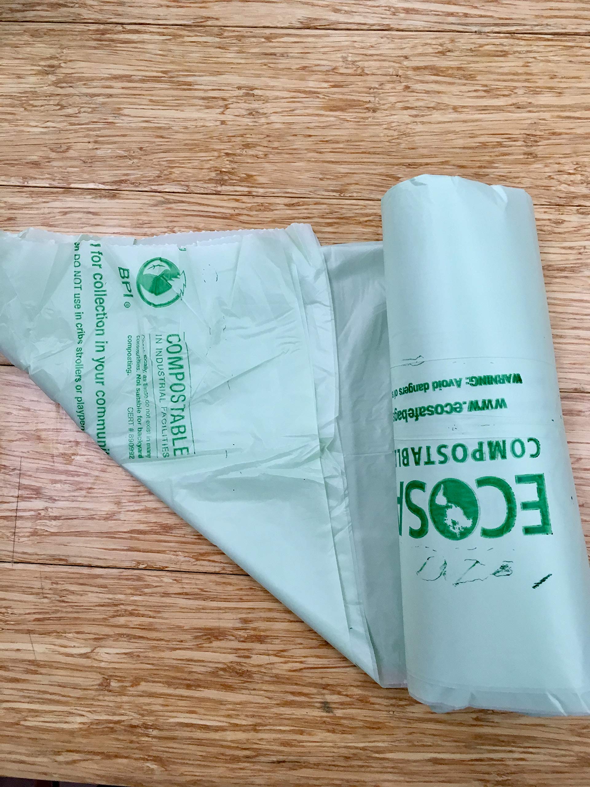 EcoSafe 6400 Certified Compostable Trash Bags 39 Gallon (33