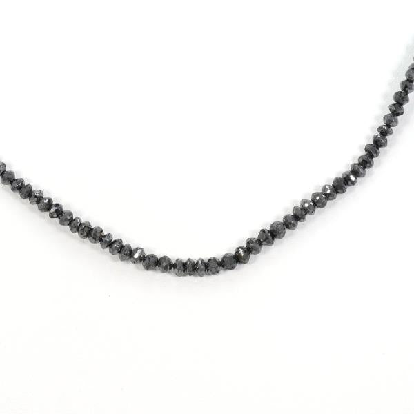 18K White Gold Black Diamond Necklace for Women - Elegant Fine Jewelry Gift for Anniversary, Birthday & Special Occasions
