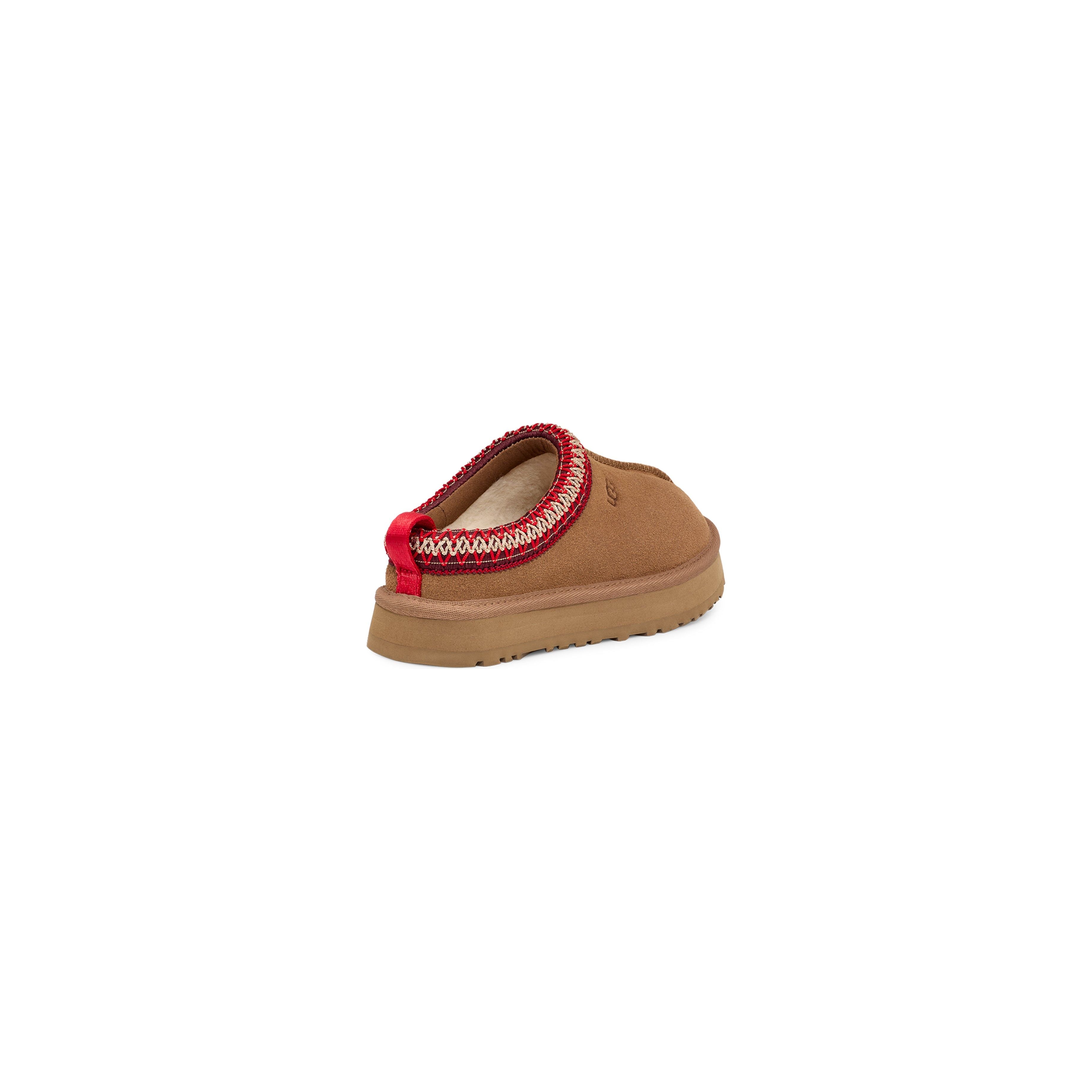 UGG Kid's Tazz Chestnut Suede Boots - Warm & Cozy Winter Shoes for Boys & Girls - Perfect for Snow Days & Outdoor Play