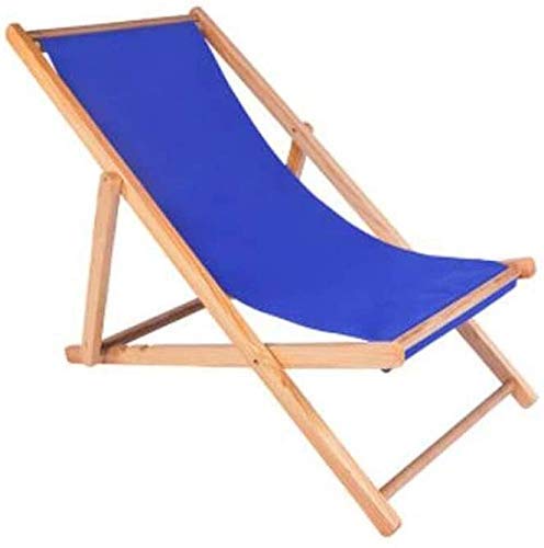 Wooden Folding Deck Chair - Portable Collapsible Recliner for Balcony, Beach, Patio & Pool | Zero Gravity Sun Lounger with Adjustable Backrest | Perfect Outdoor Relaxation for Backyard, Camping & Vacation