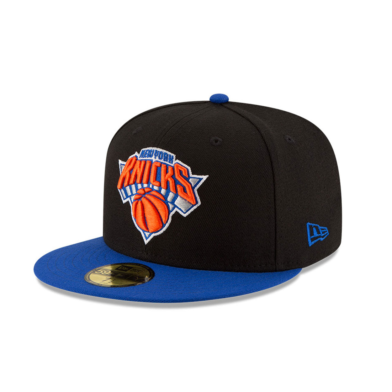 New Era 59Fifty New York Knicks Snapback Hat - Black & Royal Blue Adjustable Baseball Cap for Men & Women - Perfect for Basketball Games, Streetwear Fashion & Sports Fans