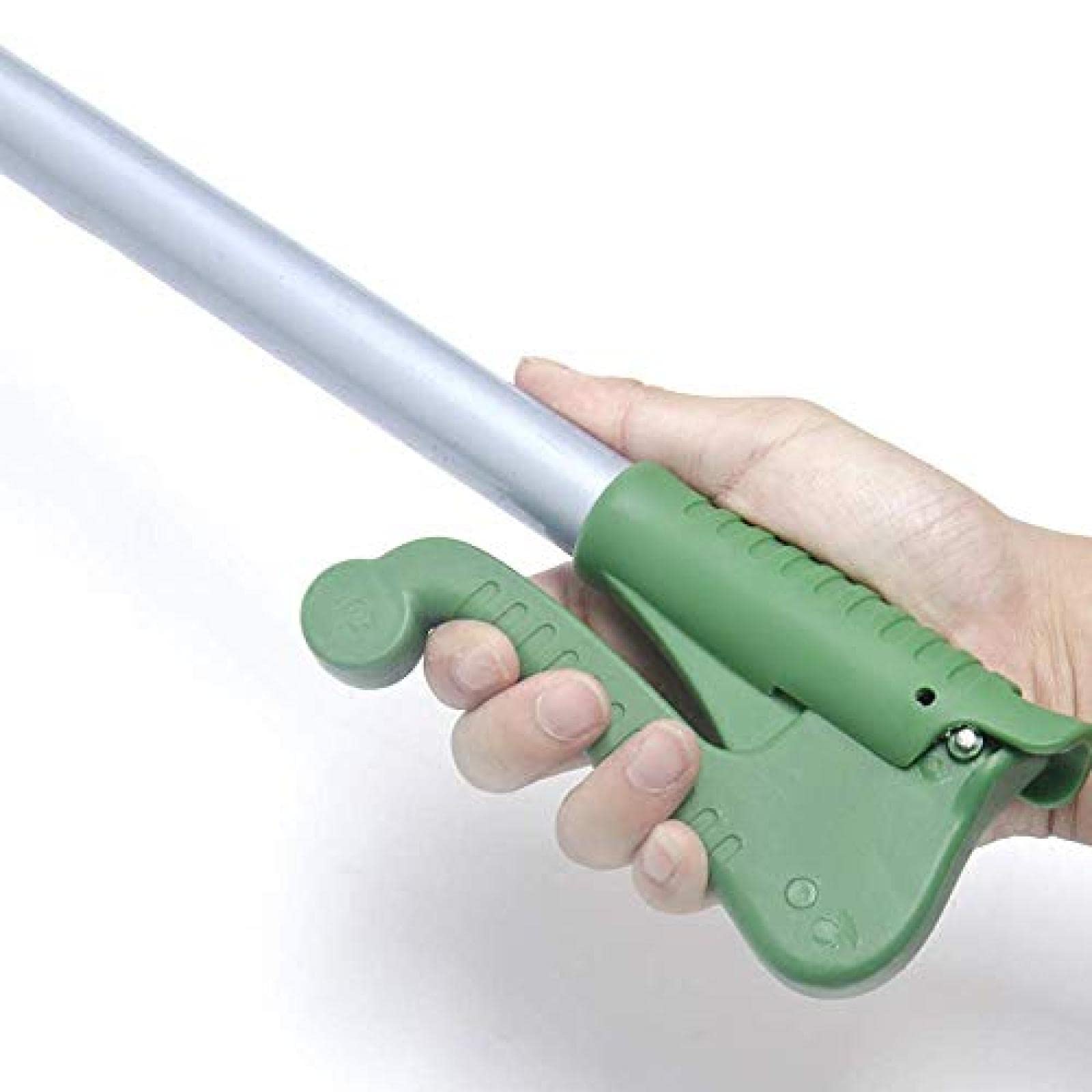 100cm Extra Long Reacher Grabber Tool - Lightweight Aluminum Pick Up Aid for Elderly & Disabled - Trash Picker, Lightbulb Changer & Household Helper - Perfect for Home Cleaning, Garage Organization & Hard-to-Reach Areas