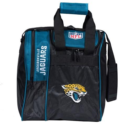 Official NFL Jacksonville Jaguars Team Logo Tote Bowling Bag - Durable & Stylish for Sports Fans, Perfect for Bowling, Gym, Travel & Game Day Accessories