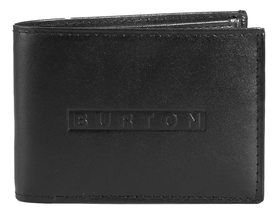 Burton Rural Black Leather Wallet for Men - Stylish & Durable Genuine Leather Bifold Wallet - Perfect for Everyday Use, Travel, and Business