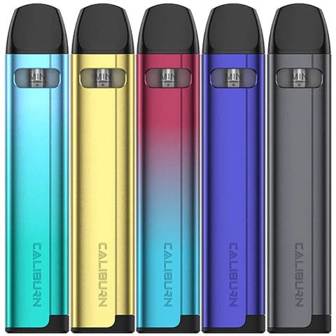 UWELL Caliburn A2S Pod Kit - Refillable Vape Pod System with 15W Output & 520mAh Battery | Perfect for On-the-Go Vaping & Nicotine Salt E-Liquids