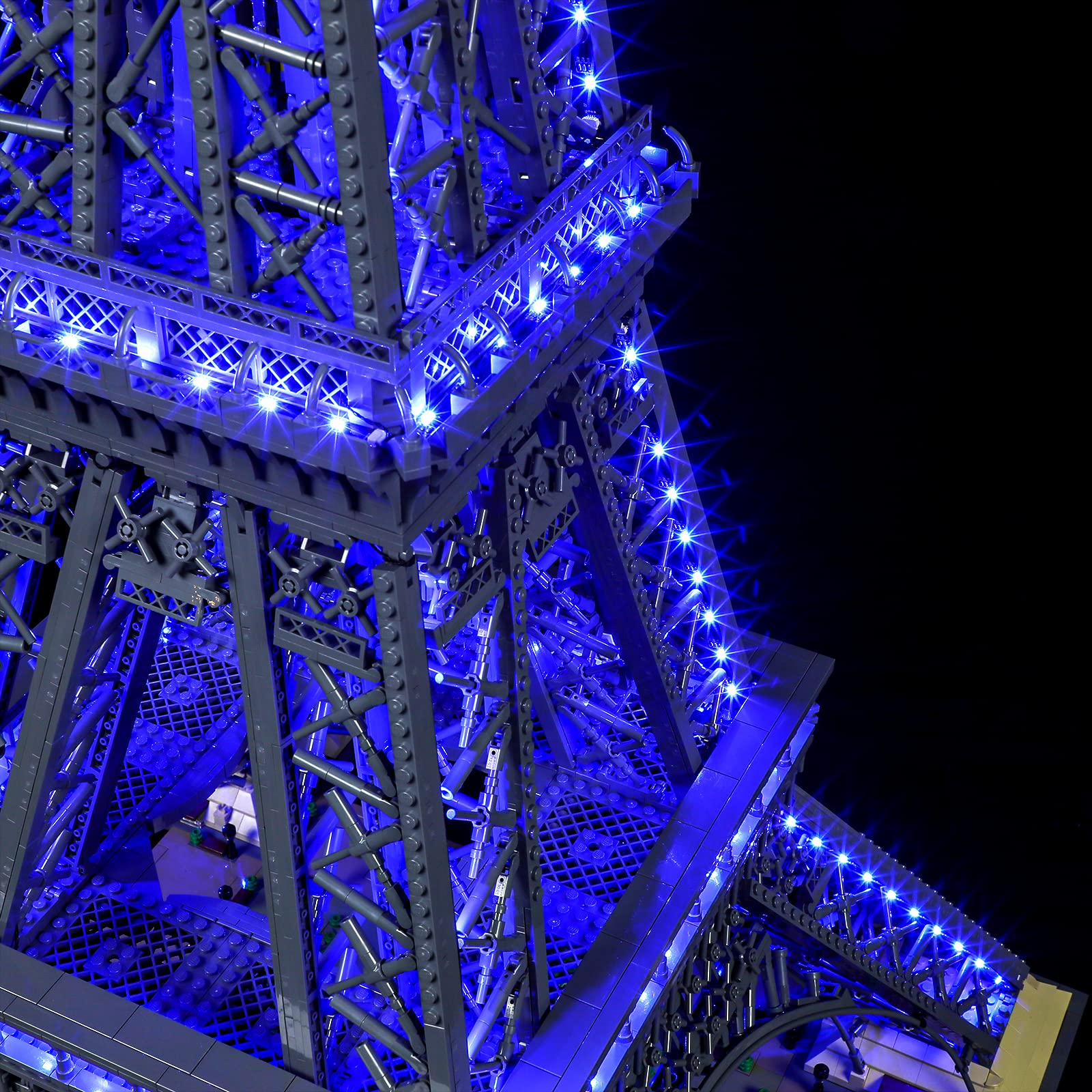 BRIKSMAX LED Lighting Kit for Lego Architecture Eiffel Tower (Remote Control Version) - Compatible with Lego 10307 Building Blocks Model - Perfect for Home Decoration, Gift Giving & Lego Display Enhancement