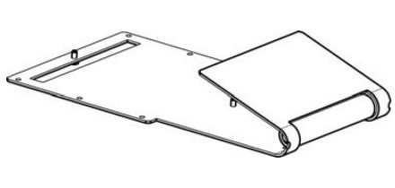 Zebra Roll Holder Adapter - Compatible with Below Position 104208 | Replacement Part for Label Dispensers | Perfect for Warehouse, Retail & Shipping Label Applications