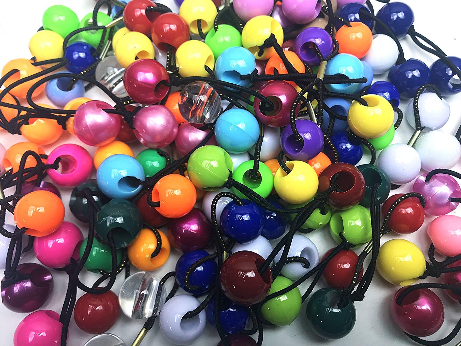 1000 Pcs Girls Hair Ties - Colorful Elastic Ponytail Holders for Kids & Teens | Crispy Collection Hair Accessories for School, Sports & Daily Use