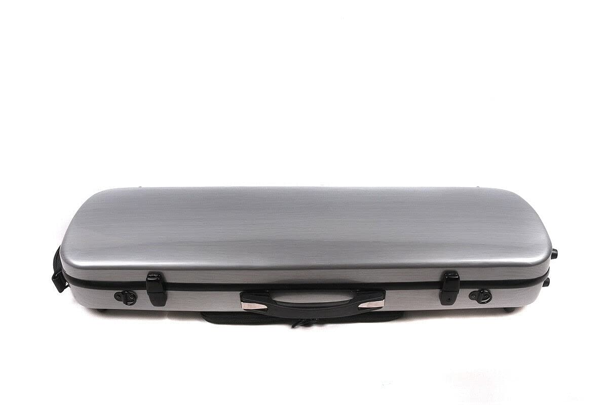Premium 4/4 Violin Case - Mixed Carbon Fiber Hard Shell with Sheet Bag, Top Handle & Adjustable Shoulder Strap | Durable Violin Protection for Travel, School & Professional Use
