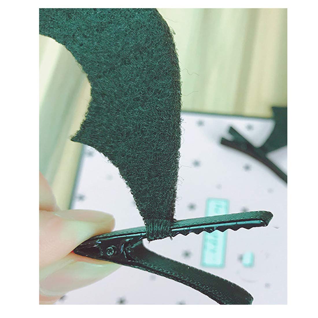 Halloween Hair Clips & Headband Set - Witch Cosplay Costume Accessories for Women & Girls - Perfect for Halloween Parties, Costume Events & Cosplay