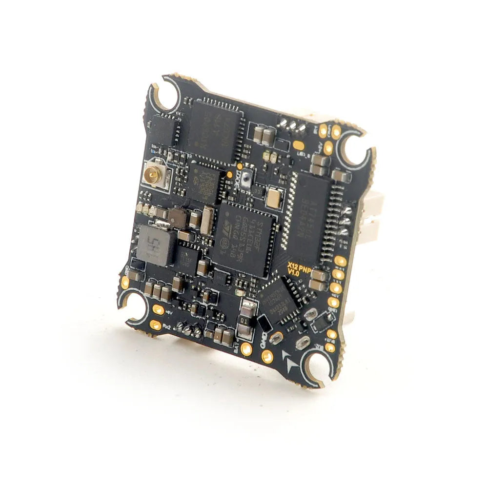 Happymodel X12 AIO 5-in-1 Flight Controller with Built-in 12A ESC & OpenVTX Support for Mobula7 1S Racing Drone - ELRS Version | Perfect for FPV Racing, Freestyle Flying, and Drone Enthusiasts