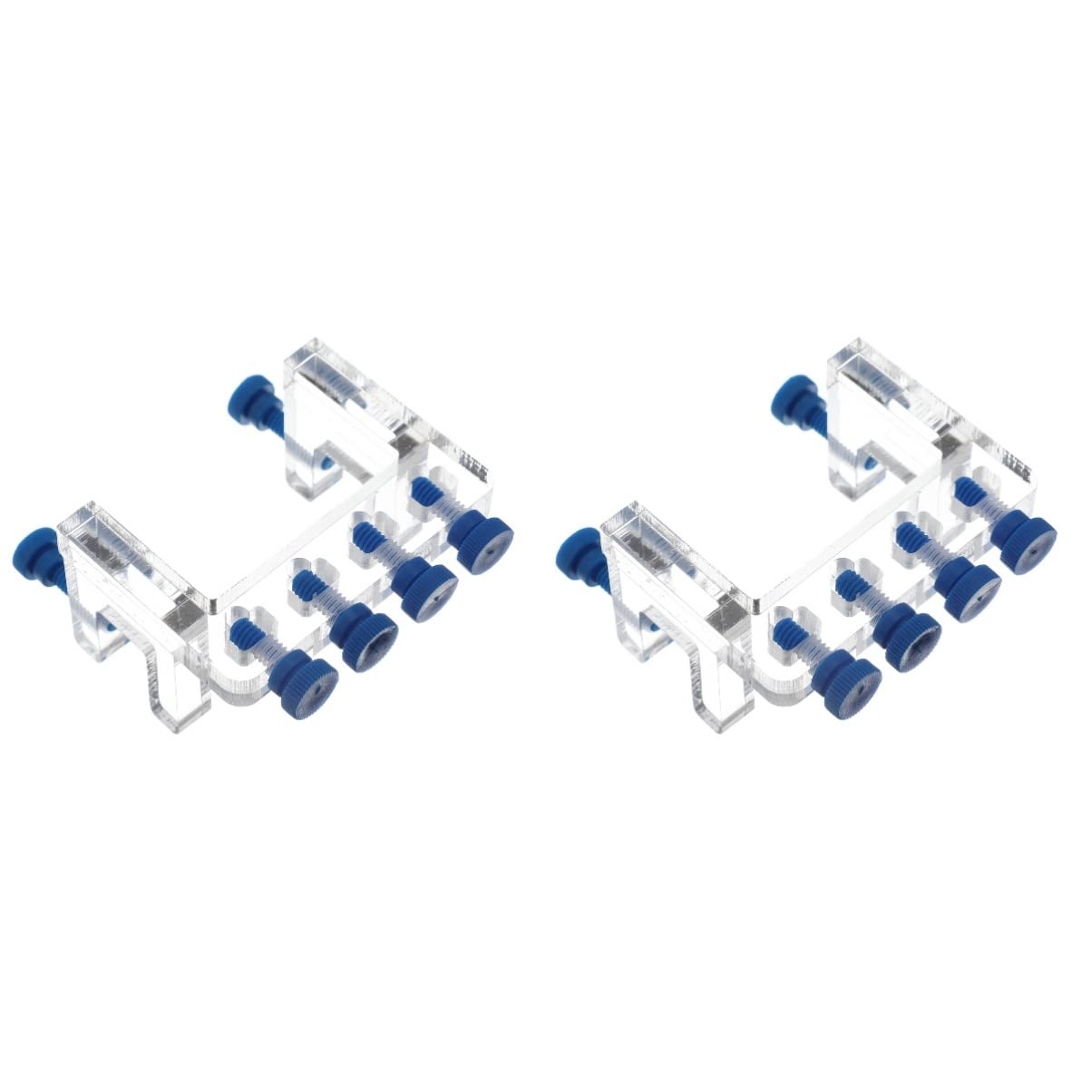 PATKAW 2-Pack Aquarium Tube Holder - Water Pipe Clamp & Hose Fixing Clip for Fish Tank, Multi-Functional Accessories for Aquarium Air Pump, Filter & Heater Pipes - Perfect for Saltwater & Freshwater Tanks