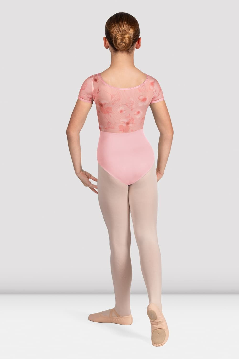 Girls Remi Floral Cap Sleeve Leotard - Ballet Dancewear for Toddlers & Kids - Perfect for Recitals, Dance Classes & Gymnastics Practice