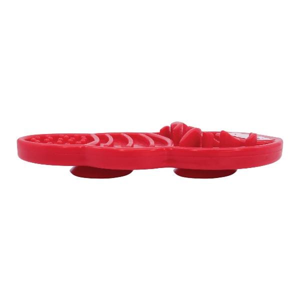 Kong Licks Dog Treat Dispenser - Slow Feeder & Chew Toy for Small & Large Dogs - Peanut Butter & Cheese Flavored - Perfect for Training, Boredom Relief & Mental Stimulation