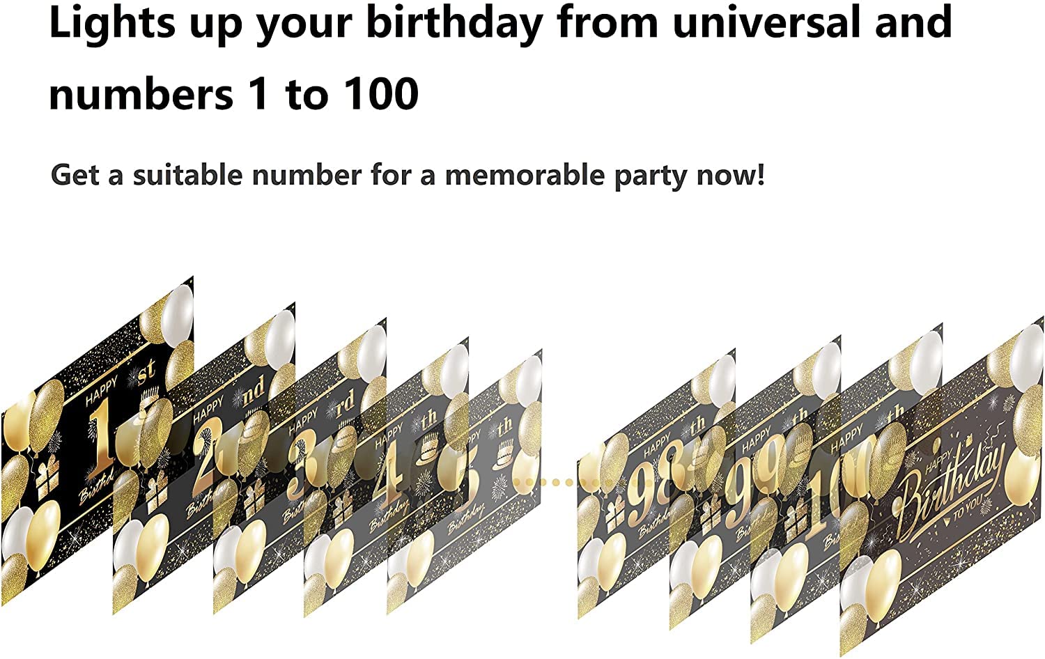 93rd Happy Birthday Banner - Premium Birthday Decorations for Men - Party Backdrop & Supplies - Perfect for Indoor & Outdoor Celebrations