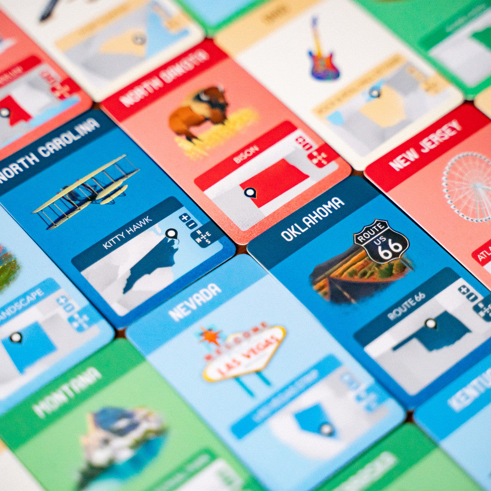 10 Days in the USA Second Edition - Family Strategy Board Game for Ages 8+ | Perfect for Game Nights, Travel Education & Geography Learning