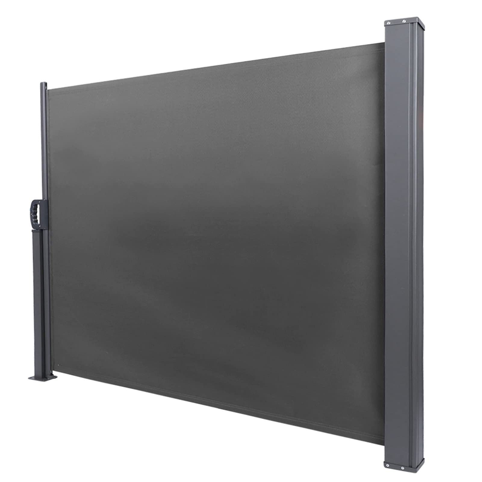 Retractable Outdoor Awning - Sun Shade Canopy for Garden, Balcony, Patio, Terrace & Office (Dark Gray) | UV Protection & Weather Resistant for Ultimate Outdoor Comfort