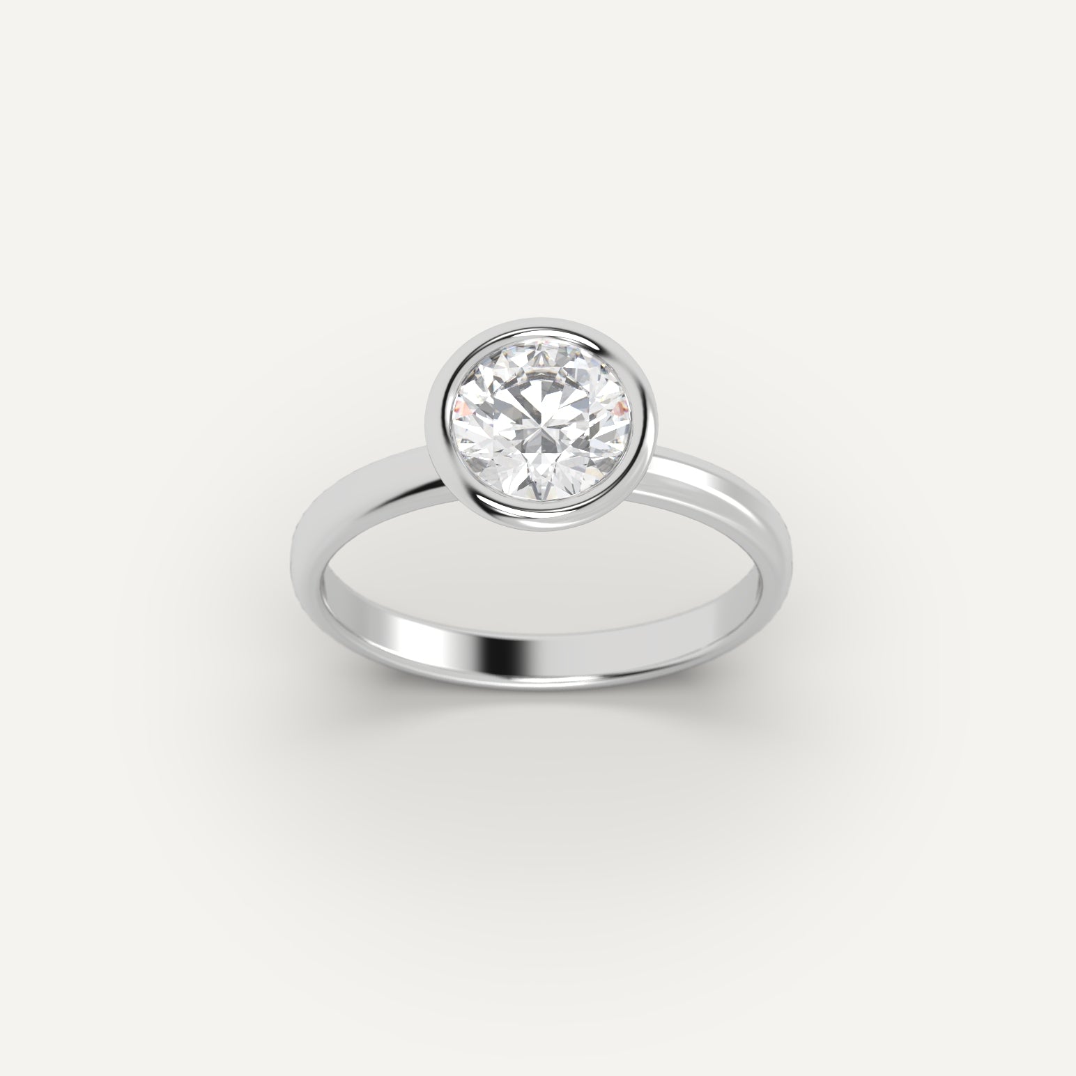 1 Carat Round Cut Diamond Engagement Ring for Women - Perfect for Proposals, Weddings & Anniversaries | Durable & Sparkling Solitaire Jewelry Gift