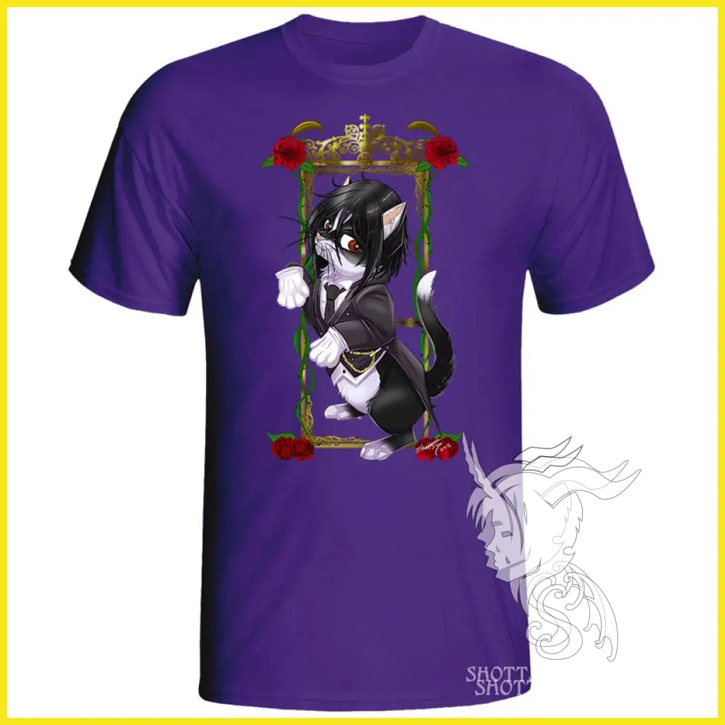 Sebastian Cat Graphic T-Shirt for Men & Women - Soft Cotton Funny Pet Lover Tee - Perfect for Casual Wear, Gifts & Cat-Themed Parties
