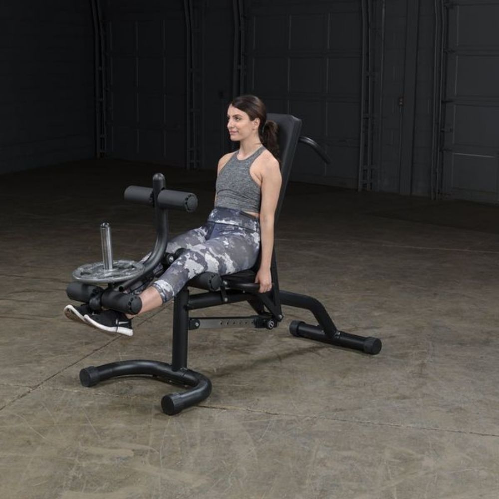 Body Solid Olympic Leverage Exercise Bench with Leg Developer FID46 - Heavy Duty Home Gym Equipment for Strength Training & Full Body Workouts