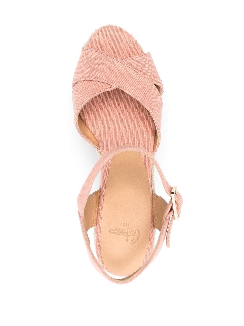 Castaner Women's Pink Espadrille Sandals - Comfortable Summer Wedge Sandals for Beach, Vacation & Casual Outings