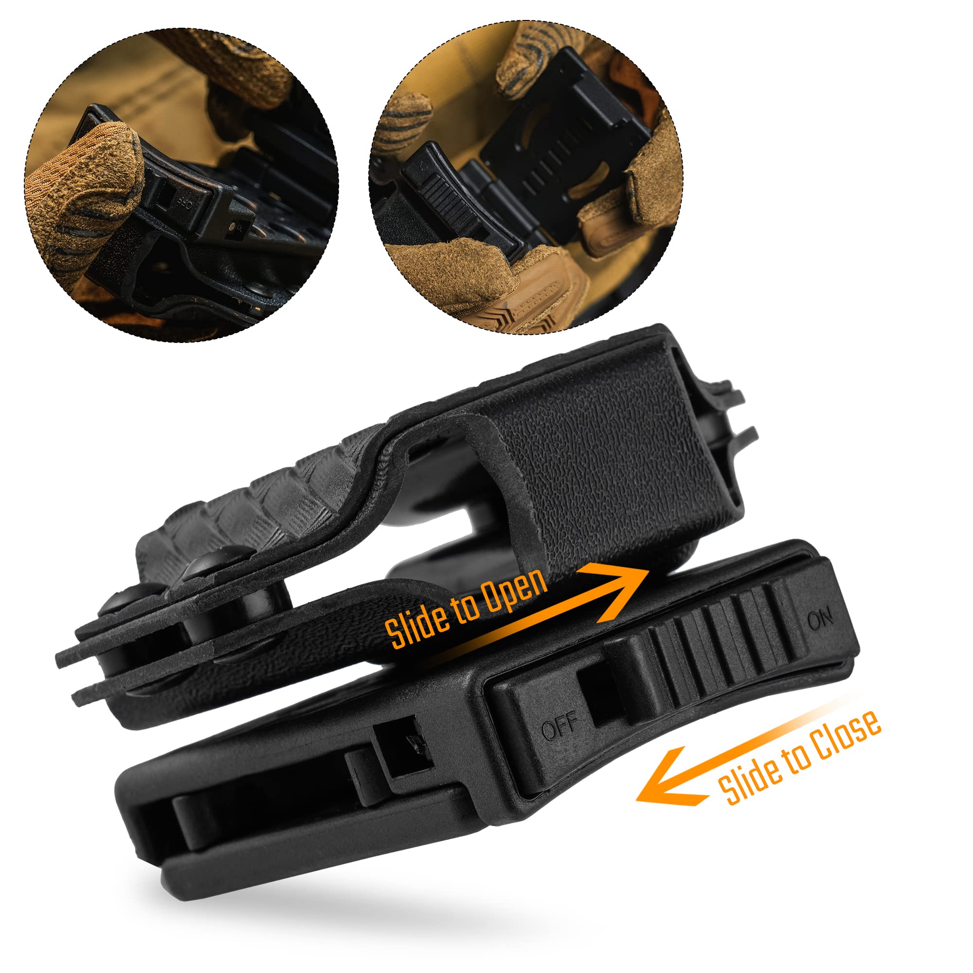 TACTICAL GEEK TX1 Multi-Tool Sheath - Adjustable EDC Multi Tool Holder Holster with Belt Clip (Black) - Perfect for Camping, Hiking, Outdoor Adventures & Everyday Carry - Multi-Tool Not Included