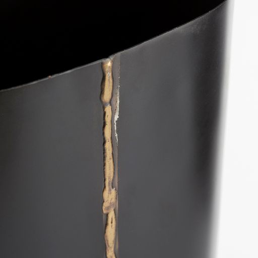 Cyan Design 11358 Begonia Vase - Small Black Ceramic Flower Vase for Home Decor, Wedding Centerpieces & Tabletop Arrangements