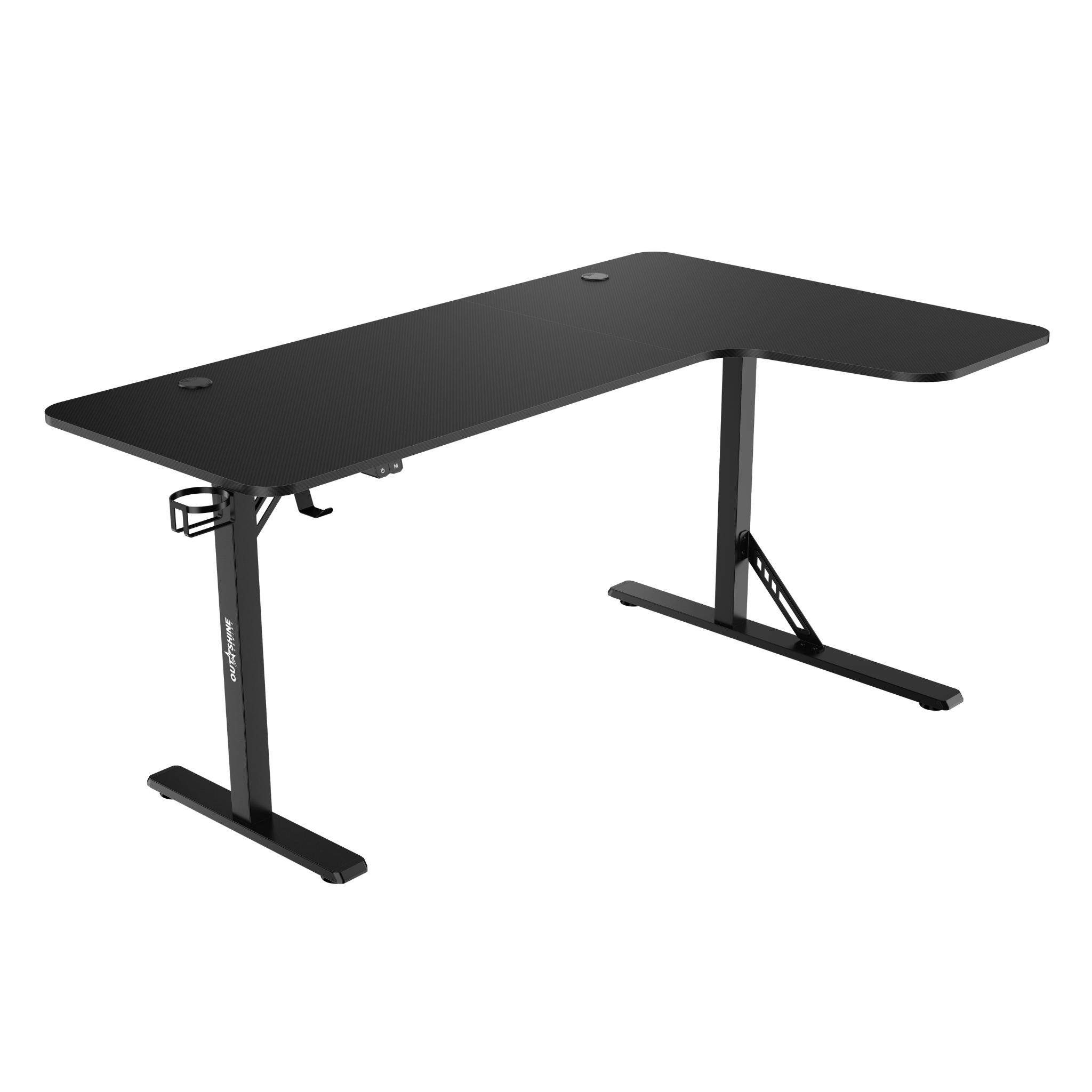 Citadel Gaming Desk V2 - 160cm Wide L-Shaped Computer Desk for PC Gamers | Ergonomic Home Office Setup with Cable Management | Perfect for Streaming & Esports