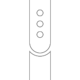 Sentry Silicone Band for Apple Watch - Soft Durable White Wristband - Perfect for Workouts, Running & Everyday Wear