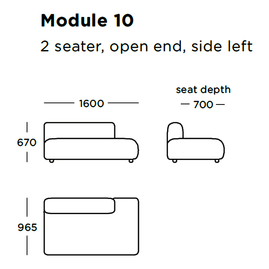 Boketto Modular Sofa Set - 9 & 16 Piece Configurable Sectional Couch for Living Room, Home Theater & Office Lounge - Modern Comfortable Furniture