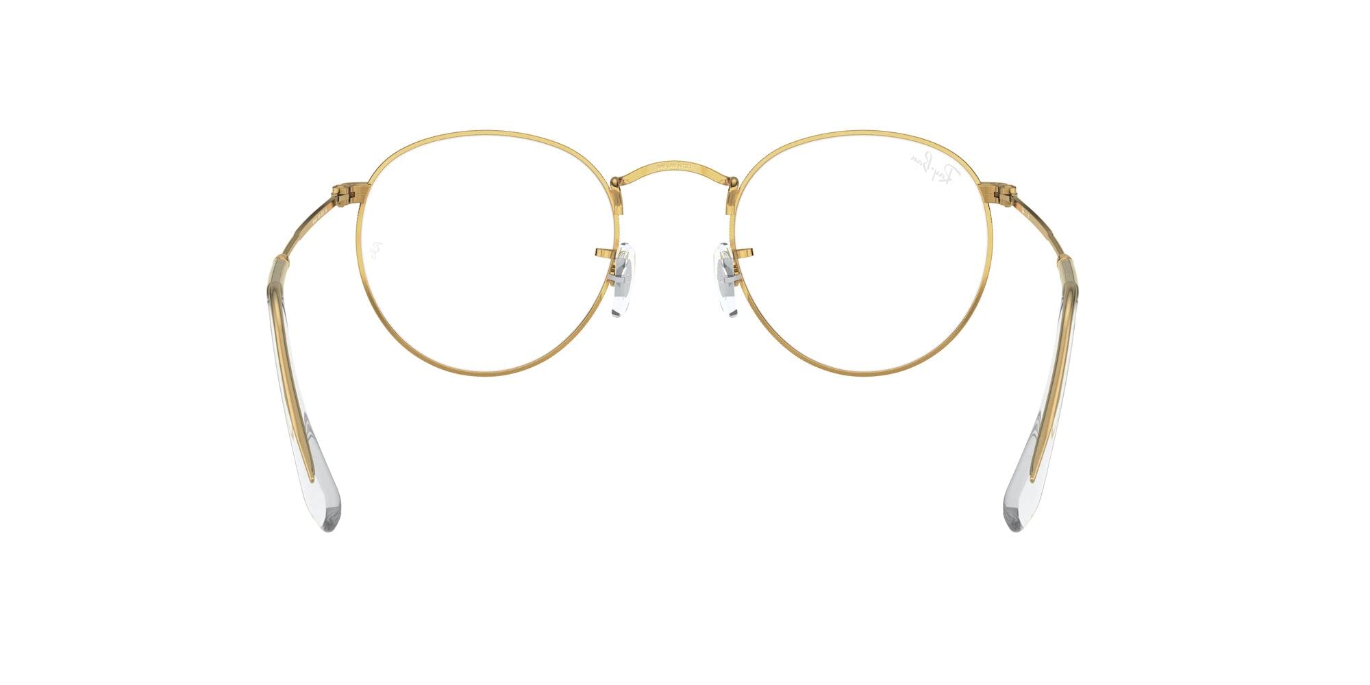 Ray-Ban Rx3447v Round Metal Prescription Eyeglasses Frames - Classic Retro Style for Men & Women - Perfect for Reading, Work, and Everyday Wear