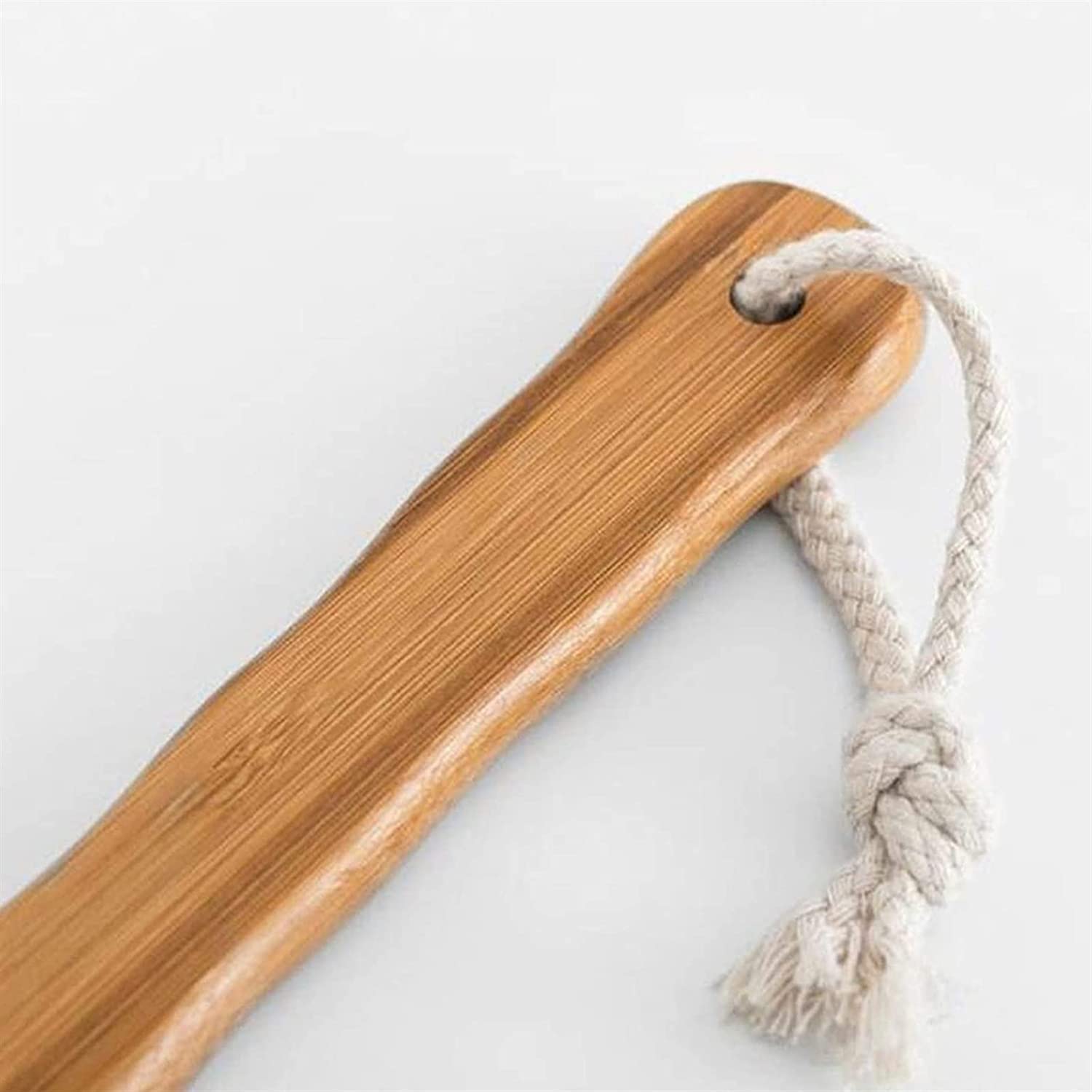 Exfoliating Shower Brush with Long Wooden Handle - Body Scrubber for Dry Brushing & Back Cleaning - Perfect for Spa, Detox & Skin Renewal at Home