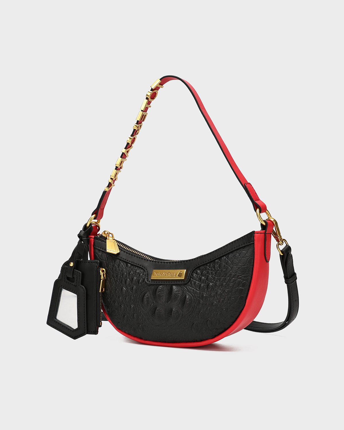 Stylish Red Bottom Shoulder Purse for Women - Trendy Crossbody Bag for Daily Use, Shopping & Travel