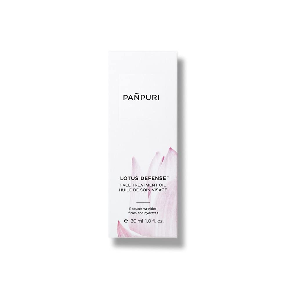 Anti-Pollution Lotus Defense Face Treatment Oil - 30ml | Hydrating & Protective Facial Oil for Dry Skin | Perfect for Daily Skincare Routine & Urban Pollution Defense