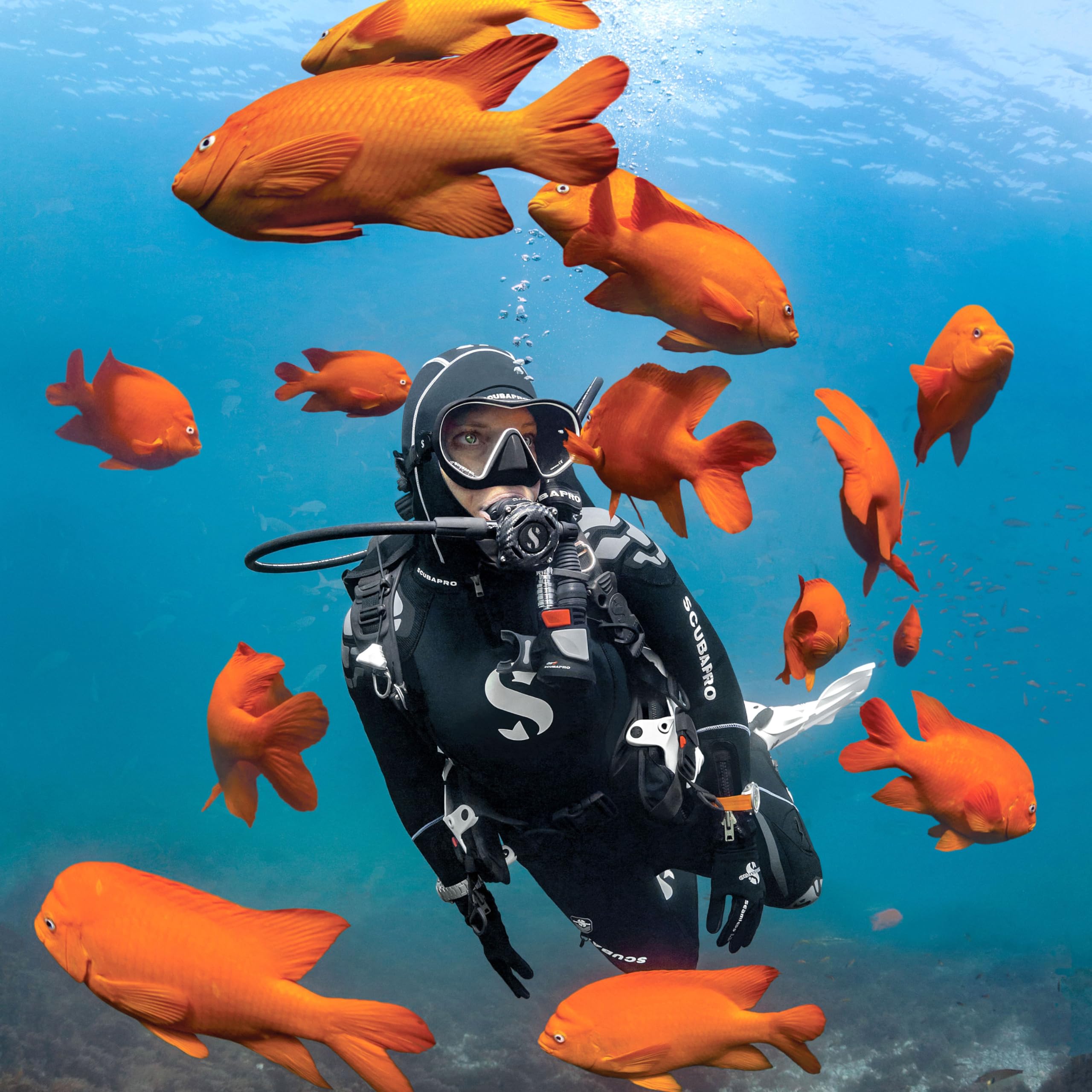 ScubaPro Solo Scuba Snorkeling Dive Mask - Premium Anti-Fog Scuba Diving Mask for Adults with Tempered Glass Lens - Perfect for Ocean, Pool, and Snorkeling Adventures