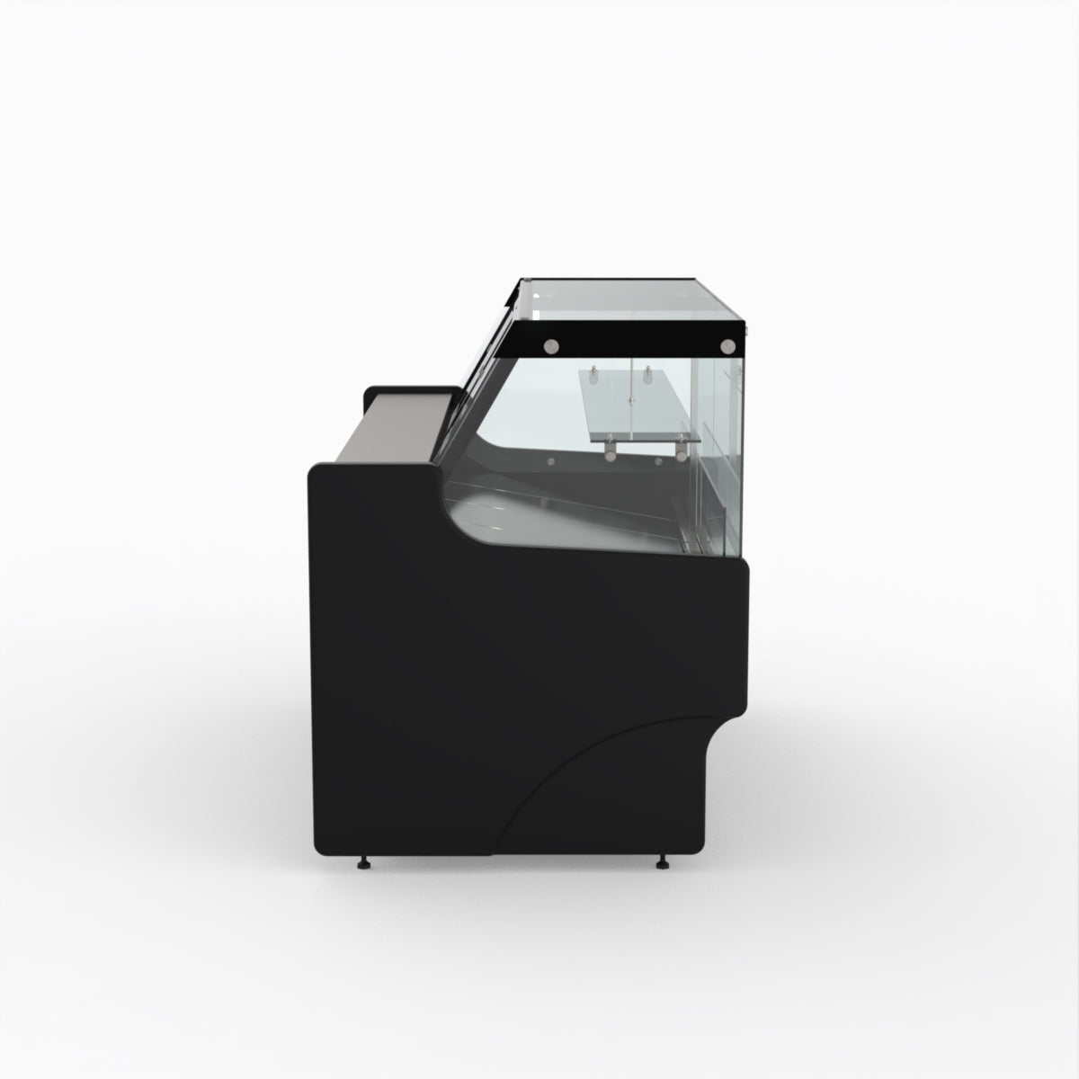 1.5 Meter Deli Showcase Glass Display Case - Commercial Refrigerated Food Display for Bakery, Deli, and Supermarket Use