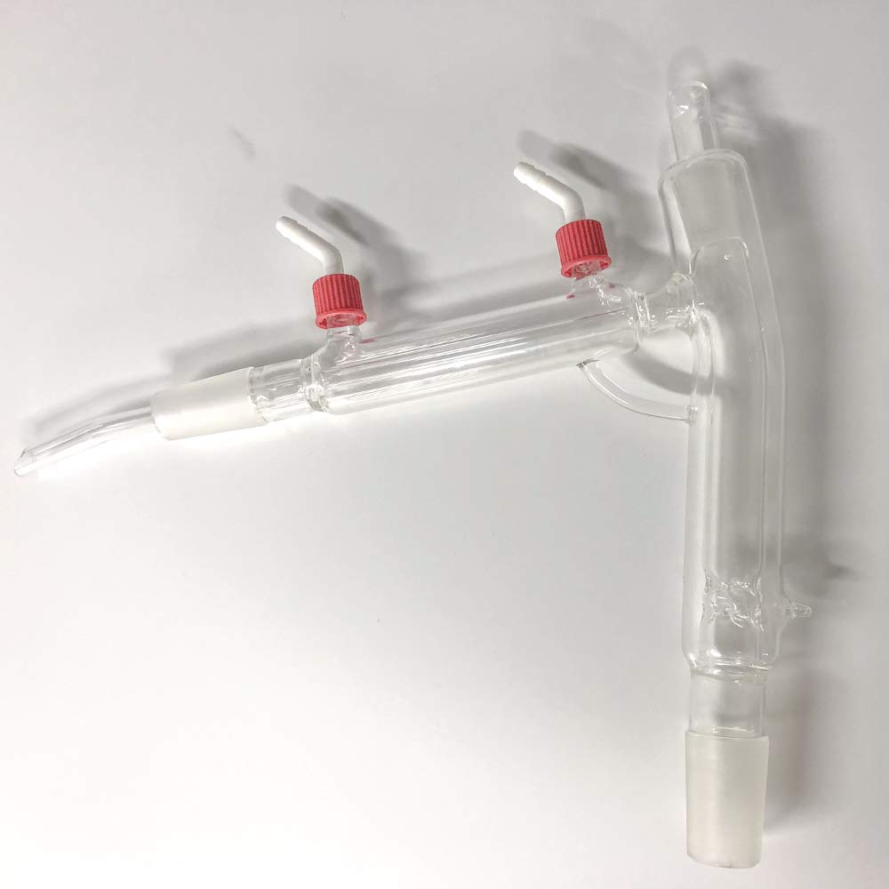 HNZXIB 2L Heavy Wall Short Path Vacuum Jacketed Distillation Head - Essential for Essential Oil Extraction, CBD Purification & Home Chemistry Labs
