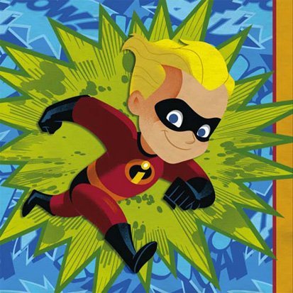 The Incredibles Disney Beverage Napkins, 16 Count - Perfect for Kids' Birthday Parties, Movie Nights & Themed Events