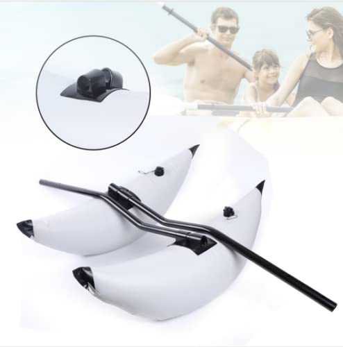 2Pcs Kayak Stabilization System - PVC Inflatable Outrigger Stabilizer with Float Rods Kit for Kayaks, Canoes & Fishing Boats | Enhanced Stability for Fishing, Recreation & Water Sports