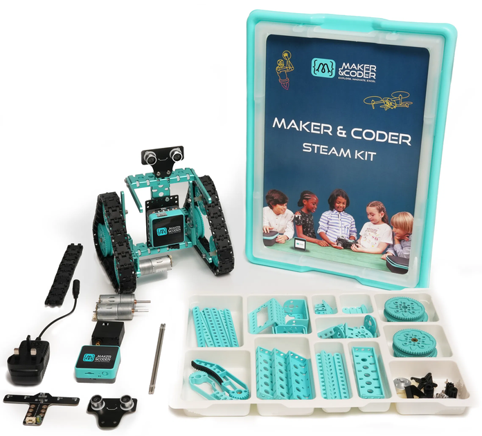 Maker and Coder MC 4.0 STEM Learning Kit for Kids | Coding & Robotics Educational Toy | Hands-on Steam Projects for Classroom & Home Learning