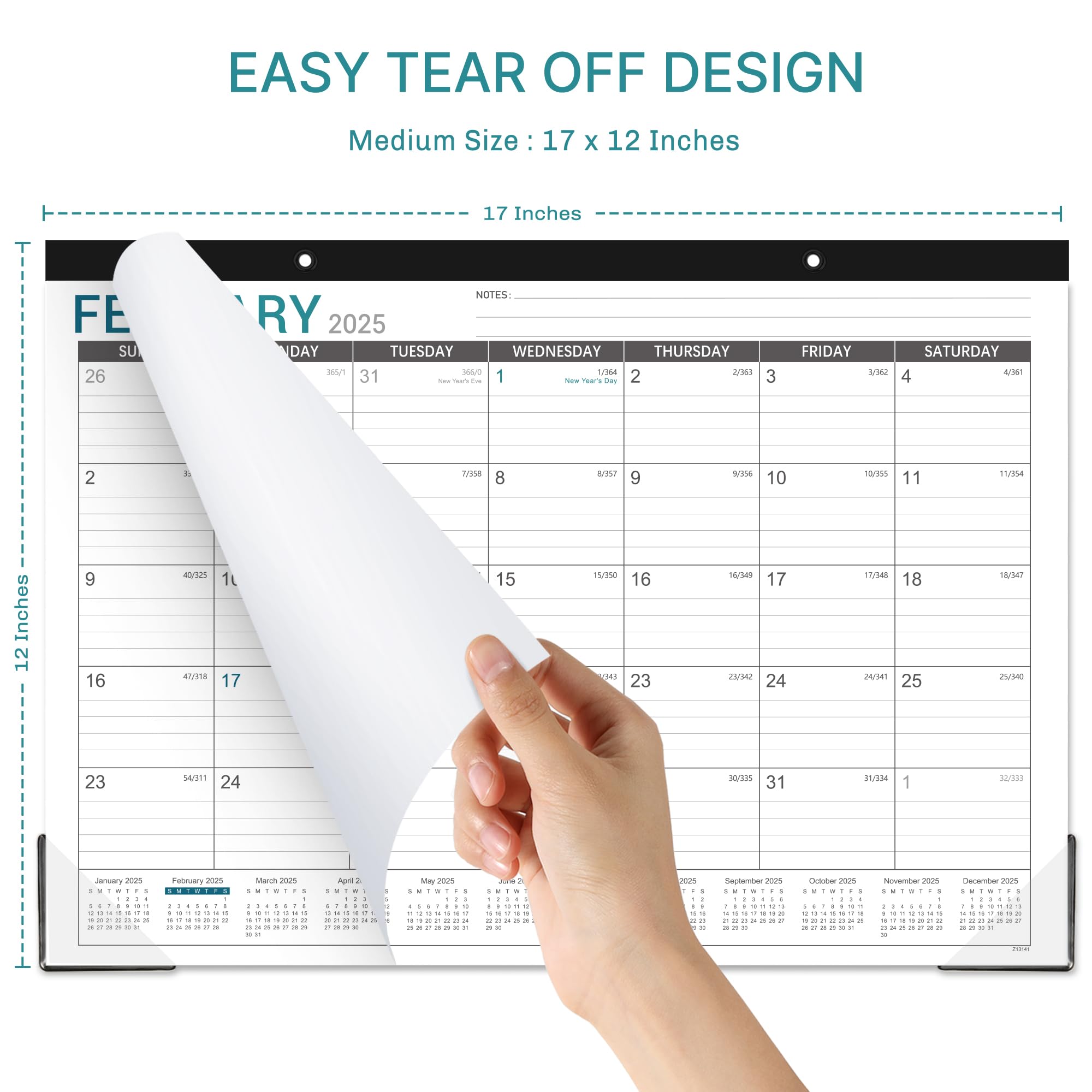 2025-2026 Large Desk Calendar 17
