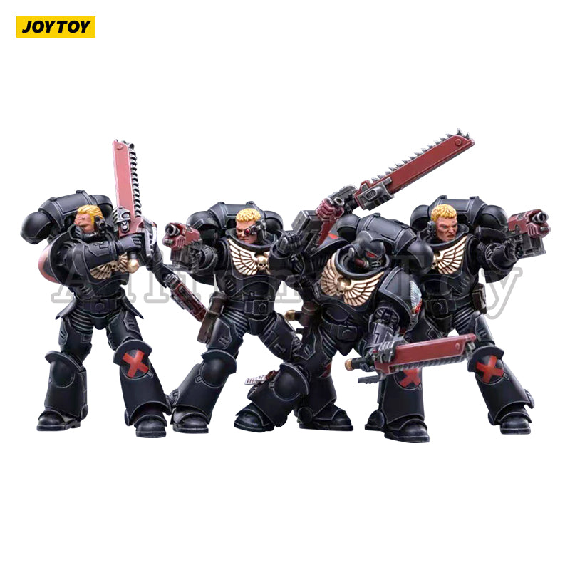JOYTOY 1/18 Scale Warhammer Blood Angels Action Figure Set (4PCS) - Perfect for Warhammer 40K Collectors, Tabletop Gaming & Display