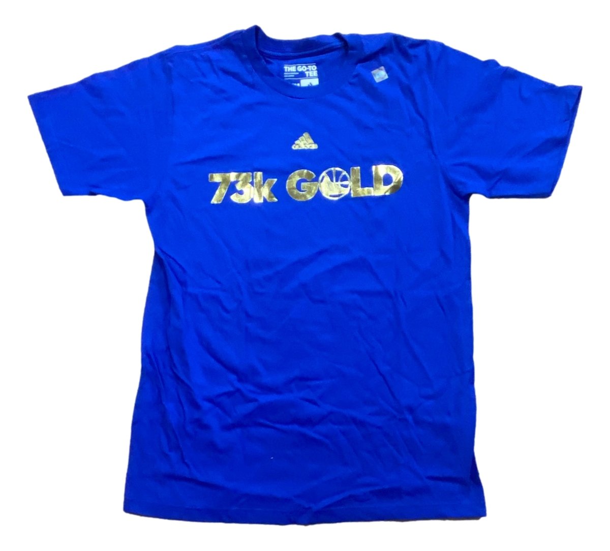 Adidas 73K Gold T-Shirt for Men - Premium Cotton Casual Tee for Streetwear & Gym | Perfect for Everyday Wear, Workouts & Urban Fashion
